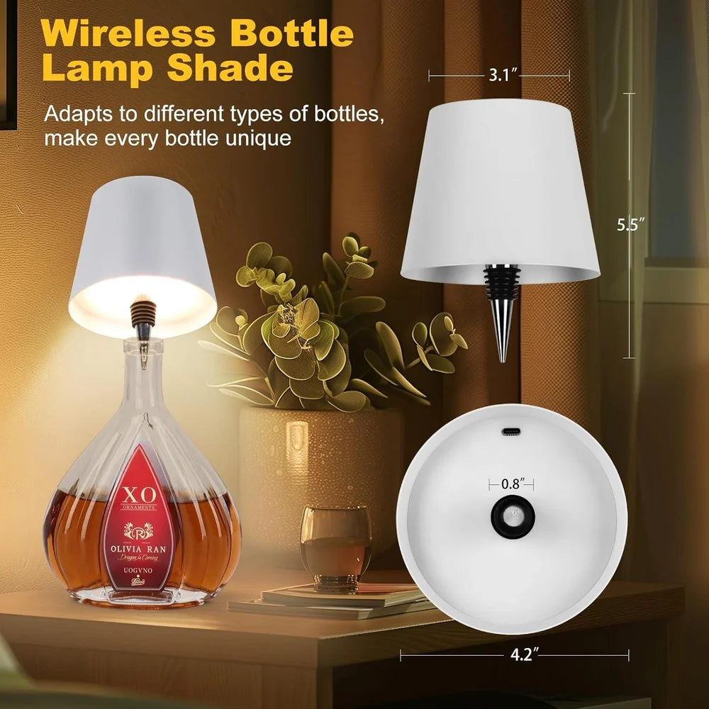 Incandescent Bulb PVC Bottle Night Lamp